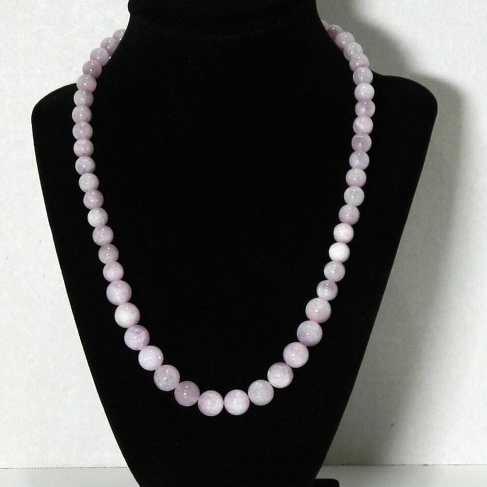 Mine Finds by Jay King Sterling Silver Nigerian Kunzite Bead necklace